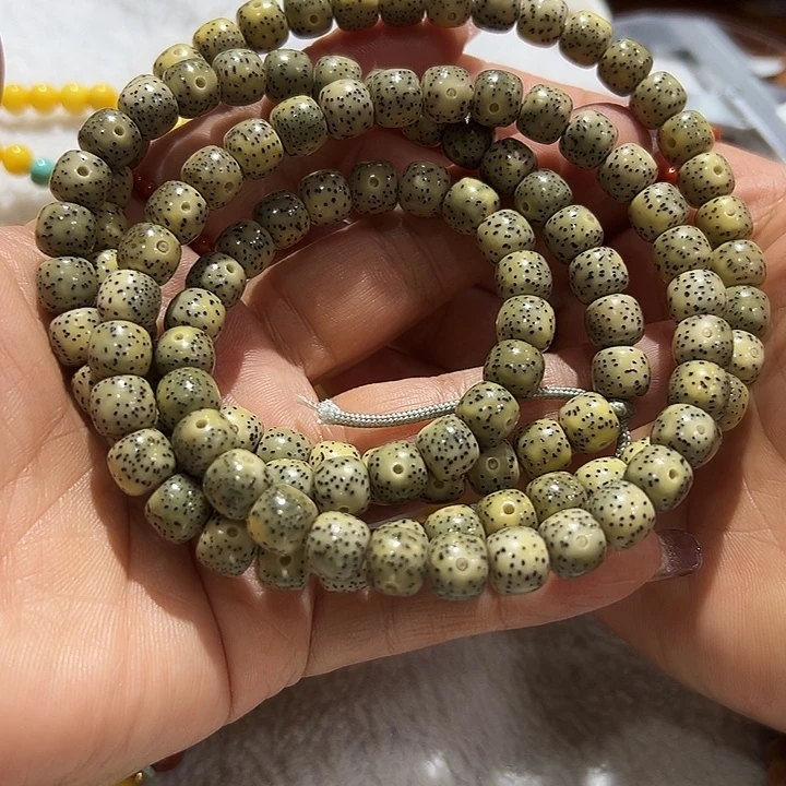 星月菩提手串精工制作石玉108