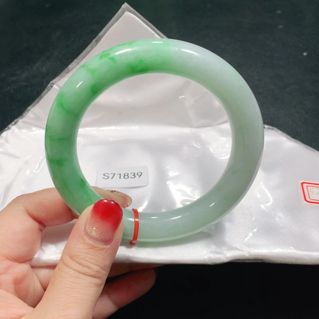 翡翠未镶嵌手镯（圆镯）S71839-03