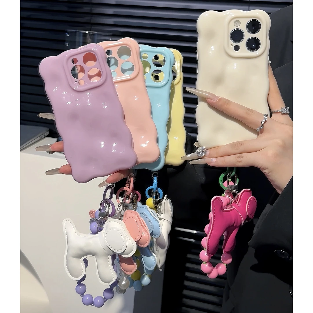 夏日多巴胺小狗适用iPhone16苹果13手机壳15promax新款14女12软壳