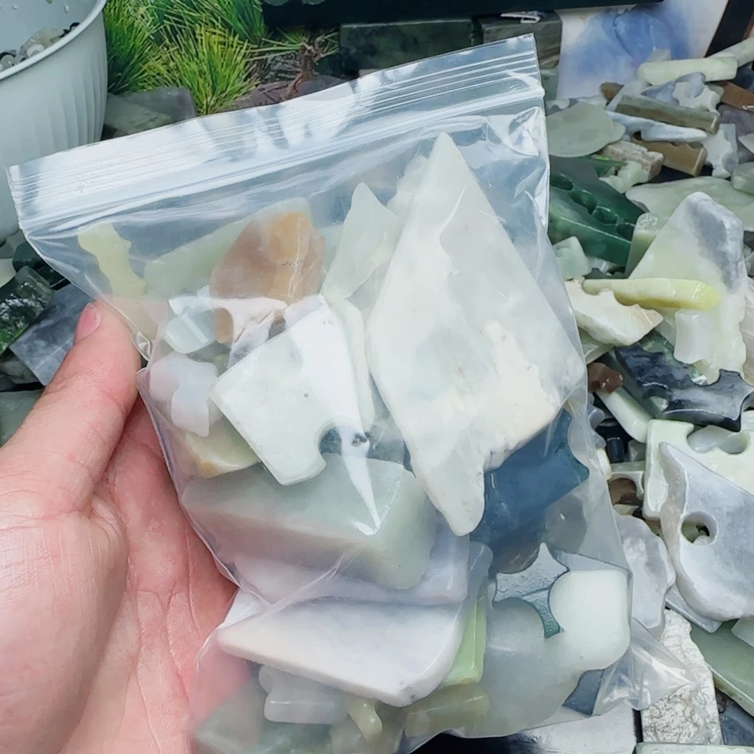 和田玉珠宝半成品未镶嵌