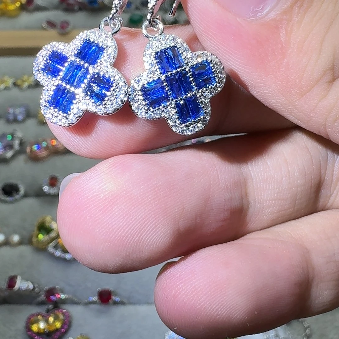 水晶戒指银S925镶嵌