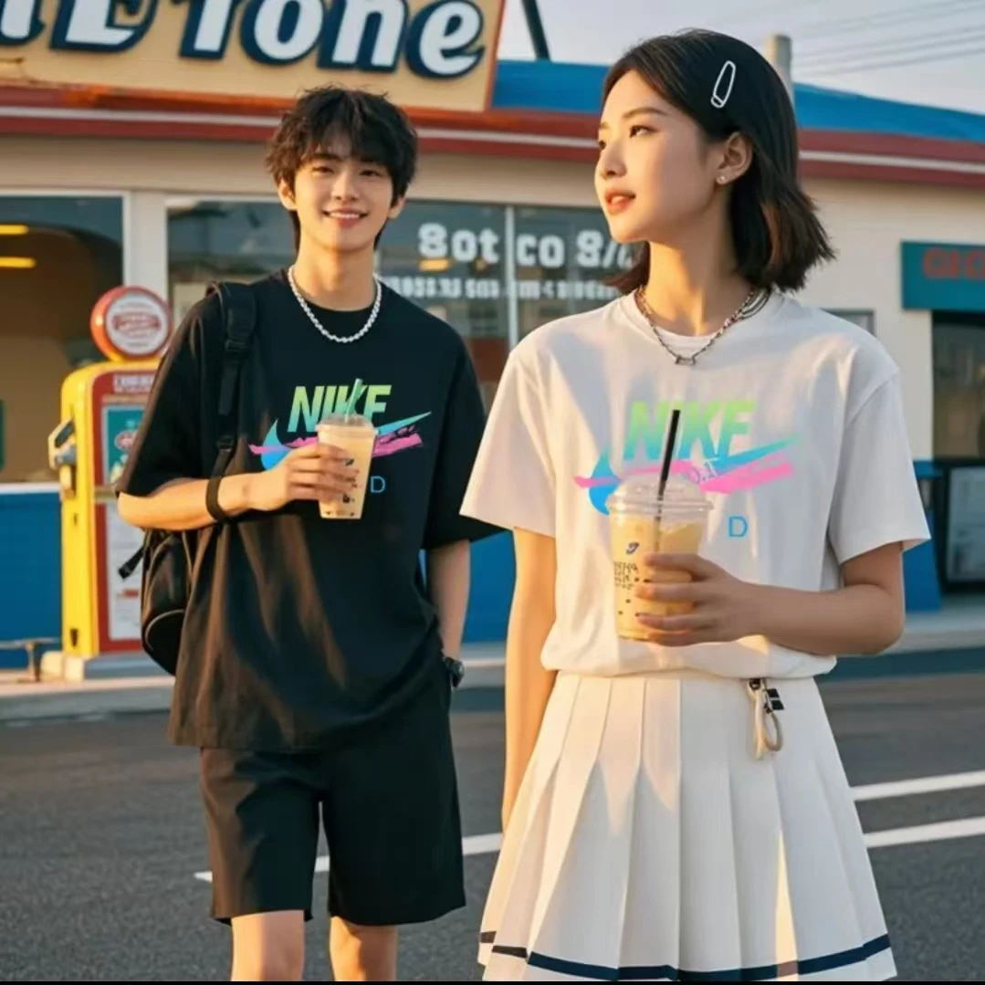 【一折粉丝福利】夏季男女同款百搭潮牌短袖T恤