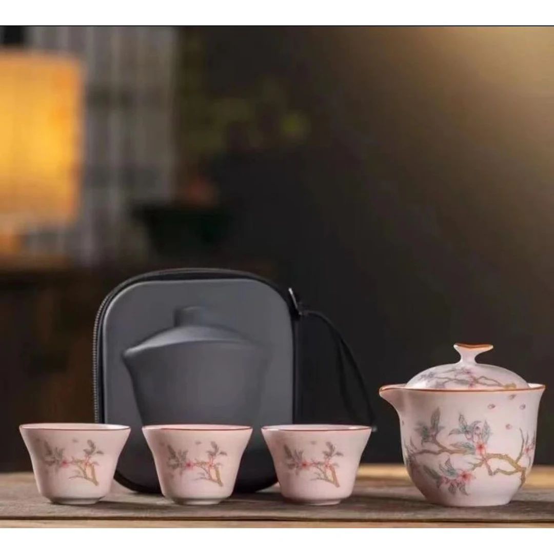 【闪购商品】粉汝桃花快客杯3771