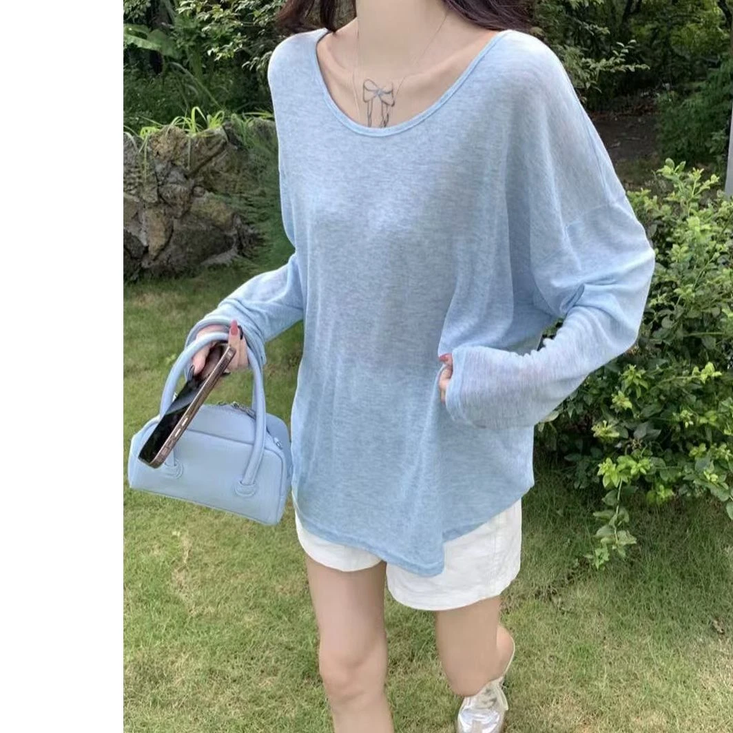 《雨桐精选5.20》后背绑带透视上衣-1155