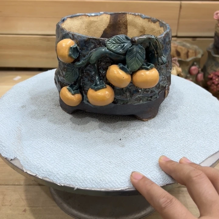 陶然多肉花盆百搭