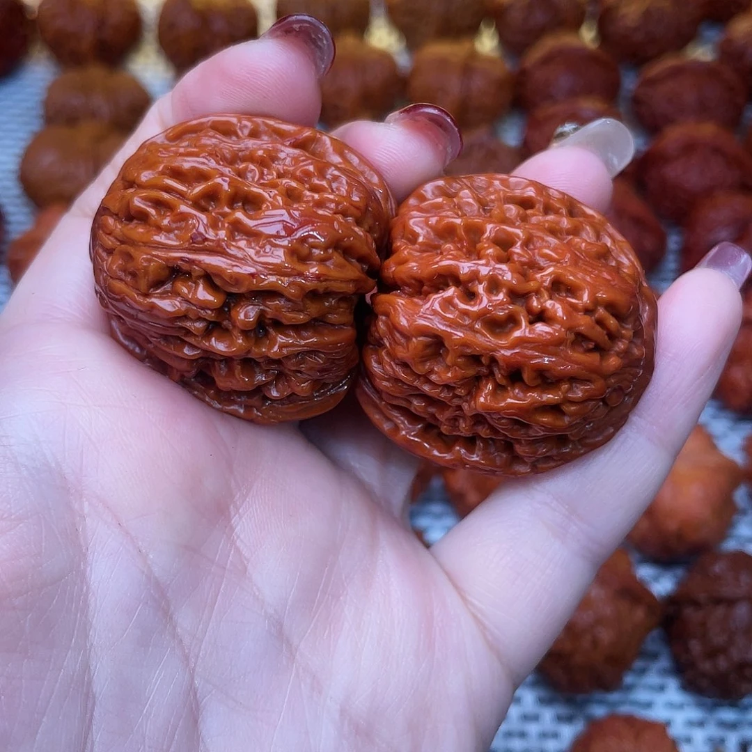 桃核吊坠文玩核桃 手把件 南将石 38