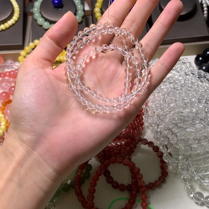 烟晶手链未镶嵌二**台