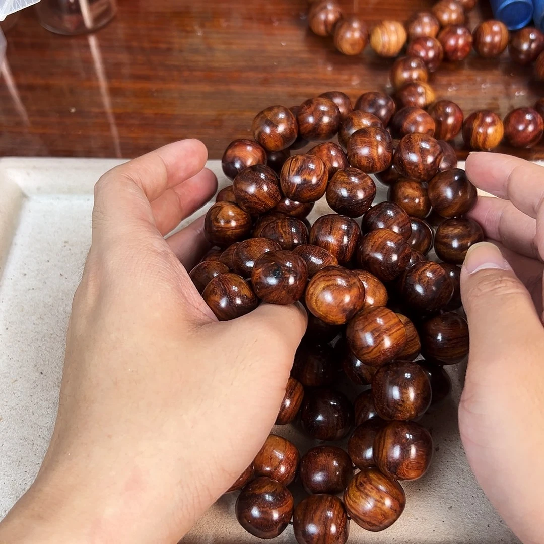 黄花梨/降香黄檀手串/手链19mm桶珠