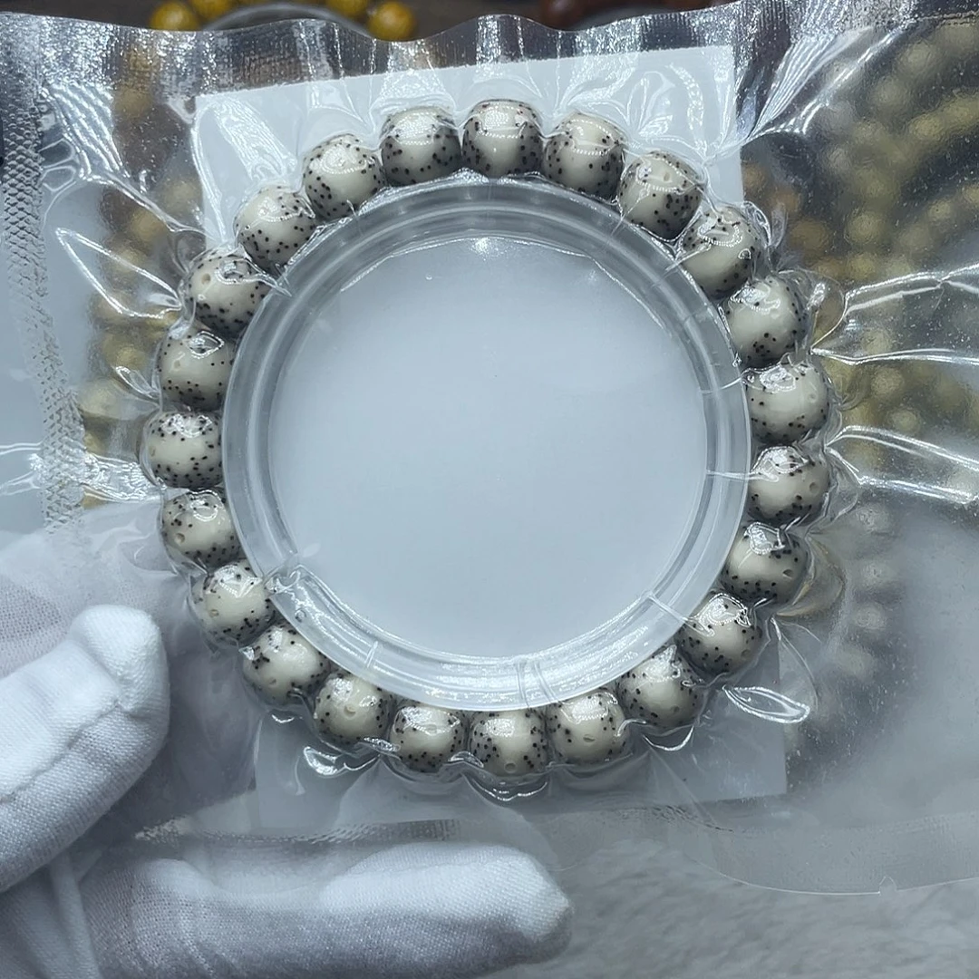 手串星月菩提原生态石玉10✖️9一线天