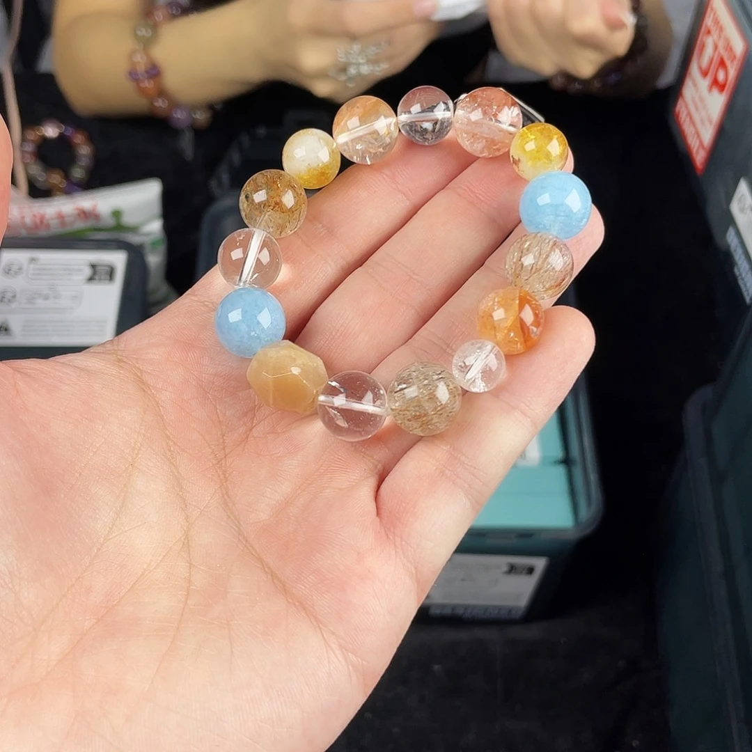 手链水晶银S925镶嵌