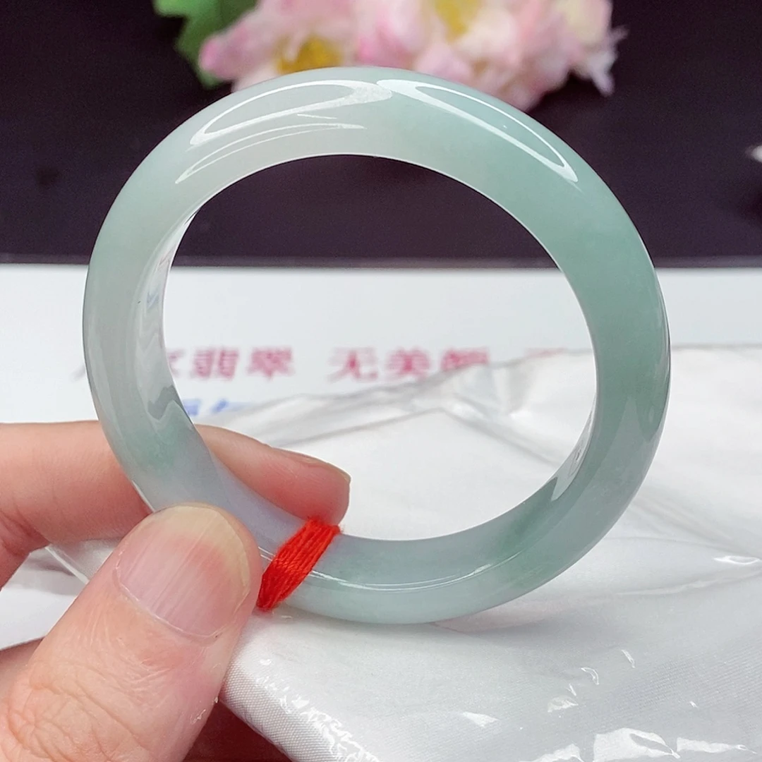 翡翠未镶嵌手镯54.2圈