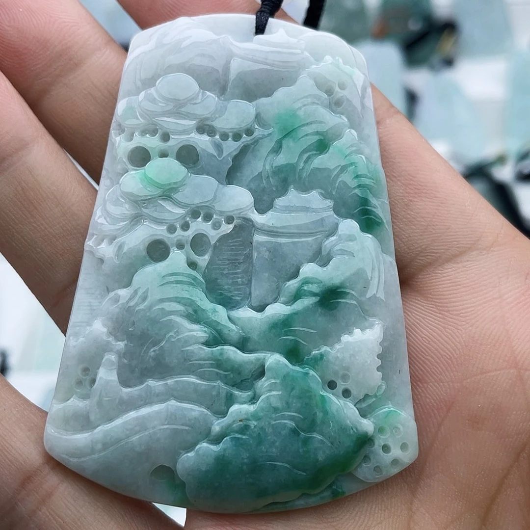 颈饰未镶嵌翡翠翡翠