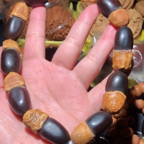 文玩核桃把件缅茄菩提手把件