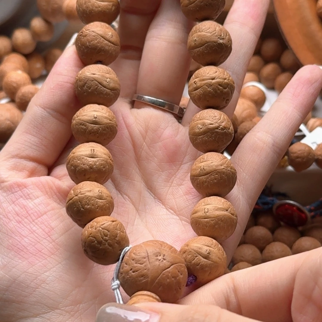 九***思凤眼菩提吊坠实心15