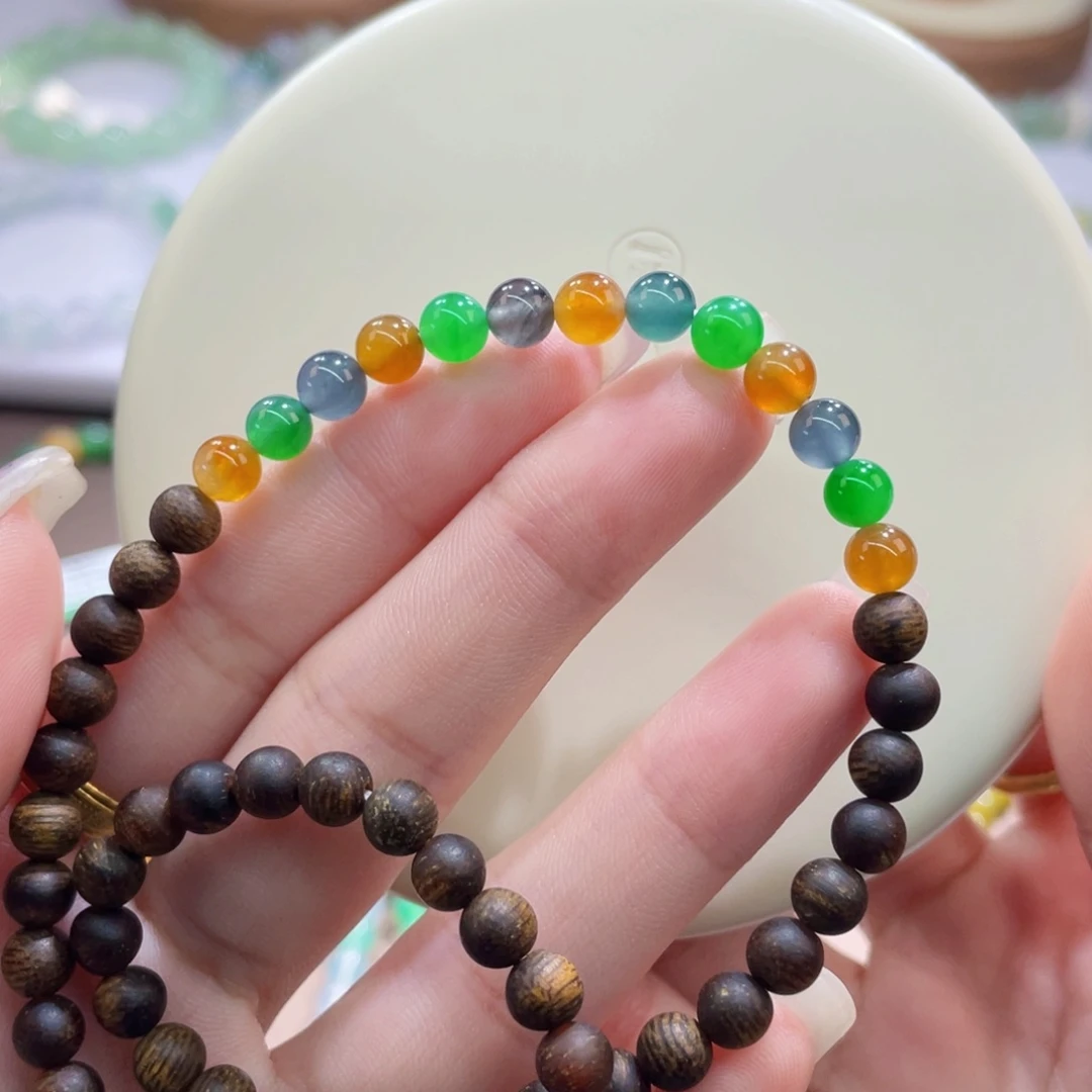 未镶嵌手链翡翠卡5+