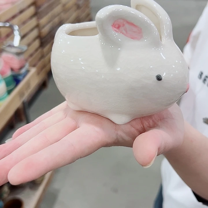 有孔.凑满10元发货多肉陶瓷花盆！