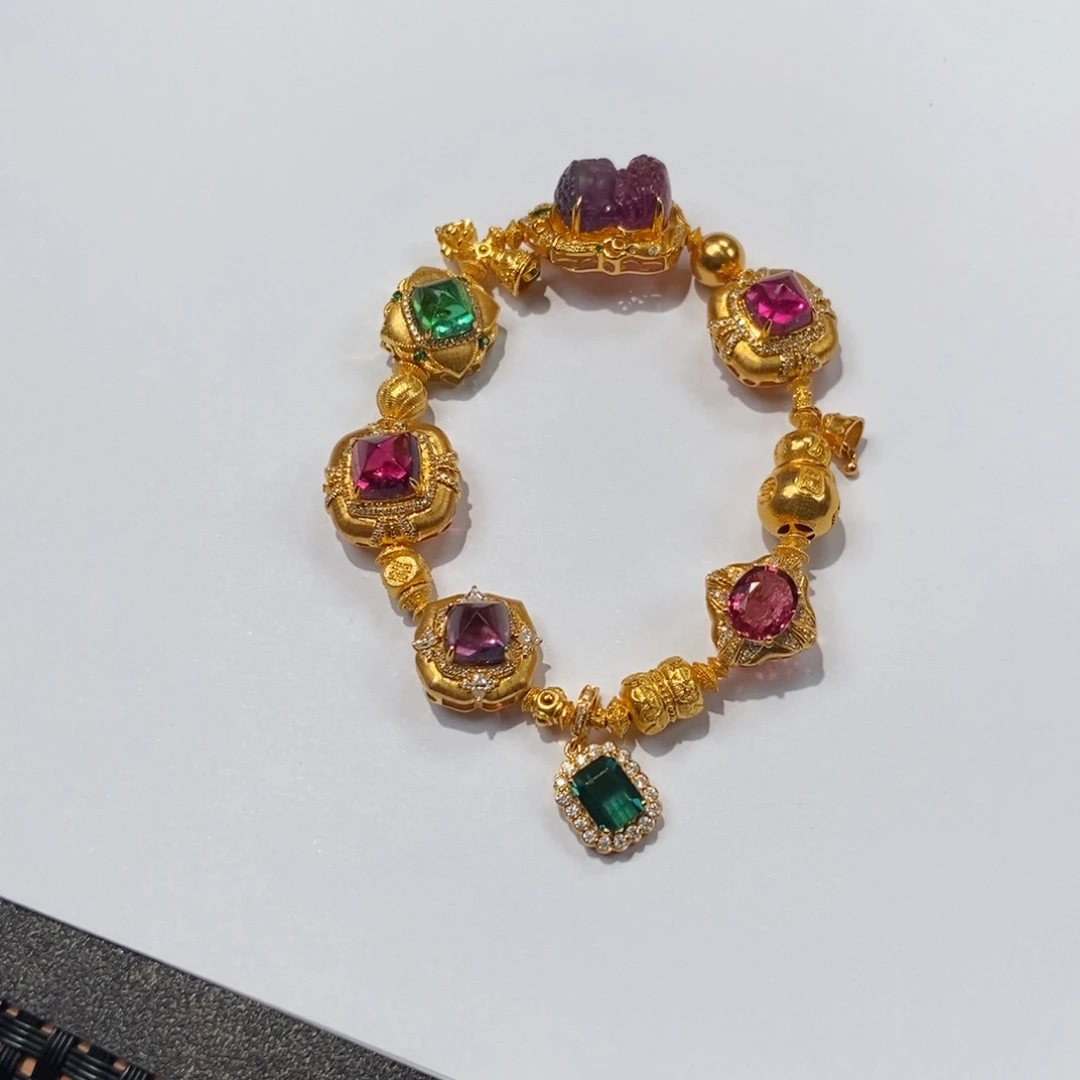 碧玺手链未镶嵌碧玺手链