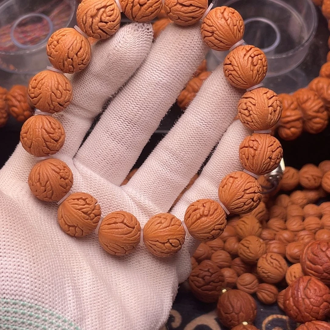 手串桃核精品绣球1.5