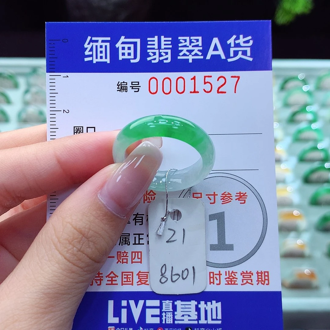 翡翠戒指未镶嵌21号