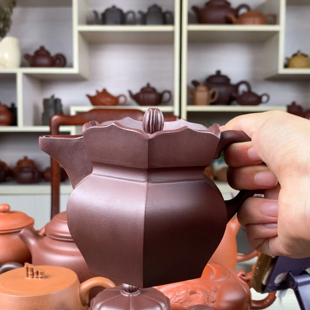 明***仁茶壶紫砂紫砂壶半手工