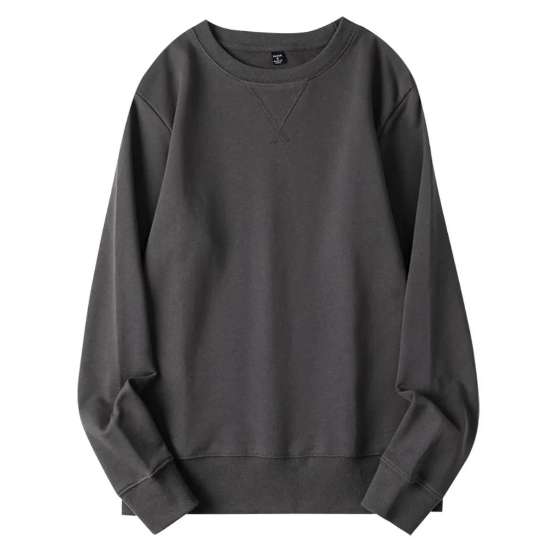 001-200 新款秋冬季纯棉毛圈修身版卫衣 200克弹力棉打底长袖衫