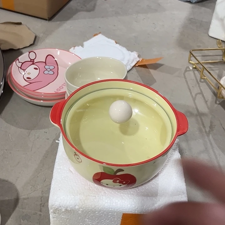 瓷片苹果kt泡面碗