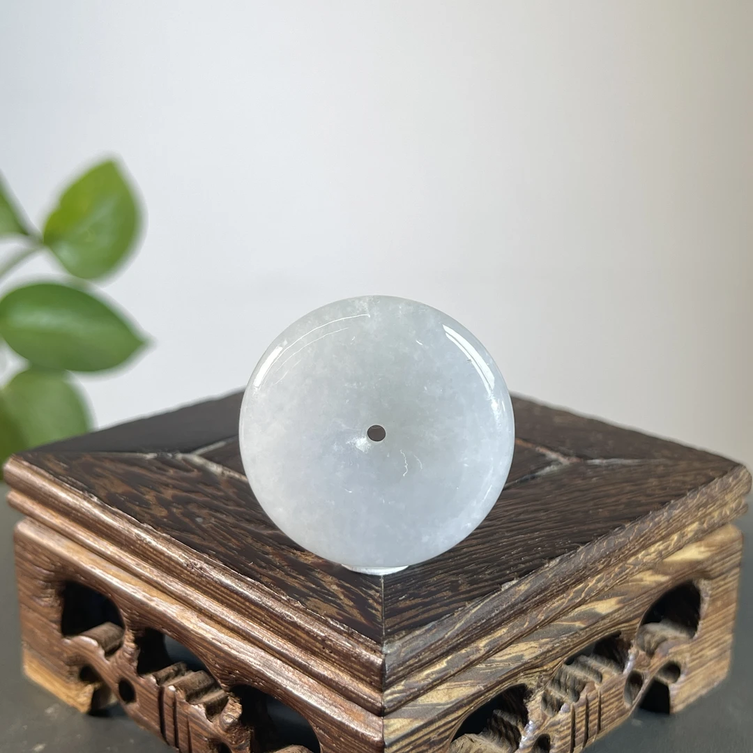 JTA17-43 天然缅甸A货翡翠 平安扣