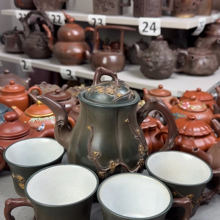 用***哥紫砂壶泡茶茶杯茶壶