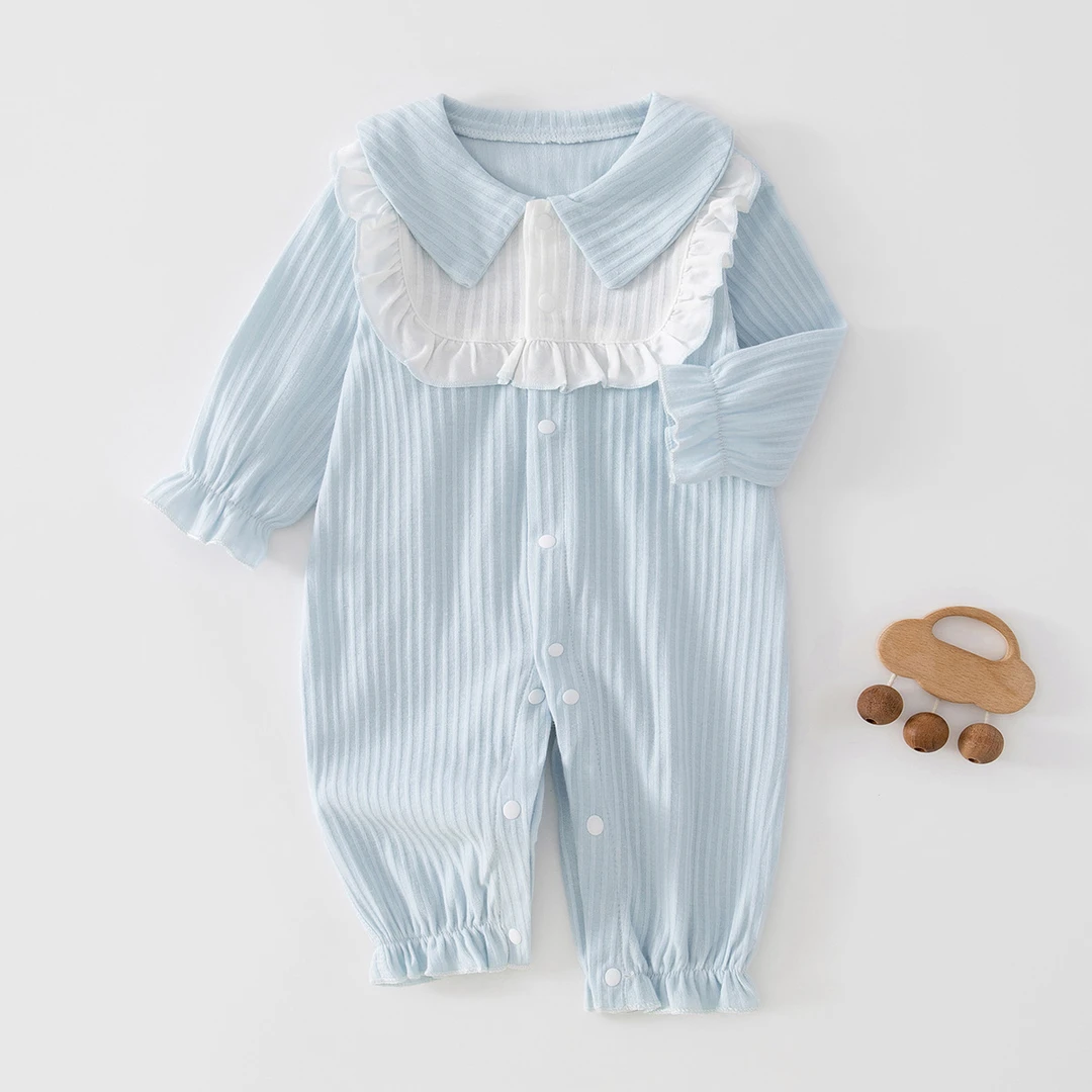 a类婴儿秋季衣服长袖连体衣男女宝宝卡通爬爬服新生儿纯棉外出服