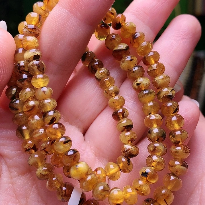 琥珀未镶嵌裸石抚顺琥珀6-372