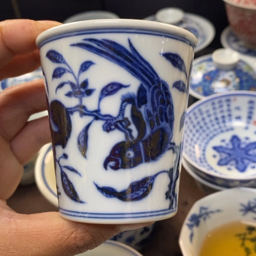 【闪购商品】景德镇青花主人杯