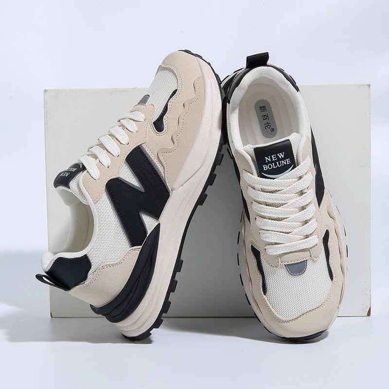NEW BOLUNE新百伦正品男鞋运动鞋男女复古老爹鞋休闲跑步鞋