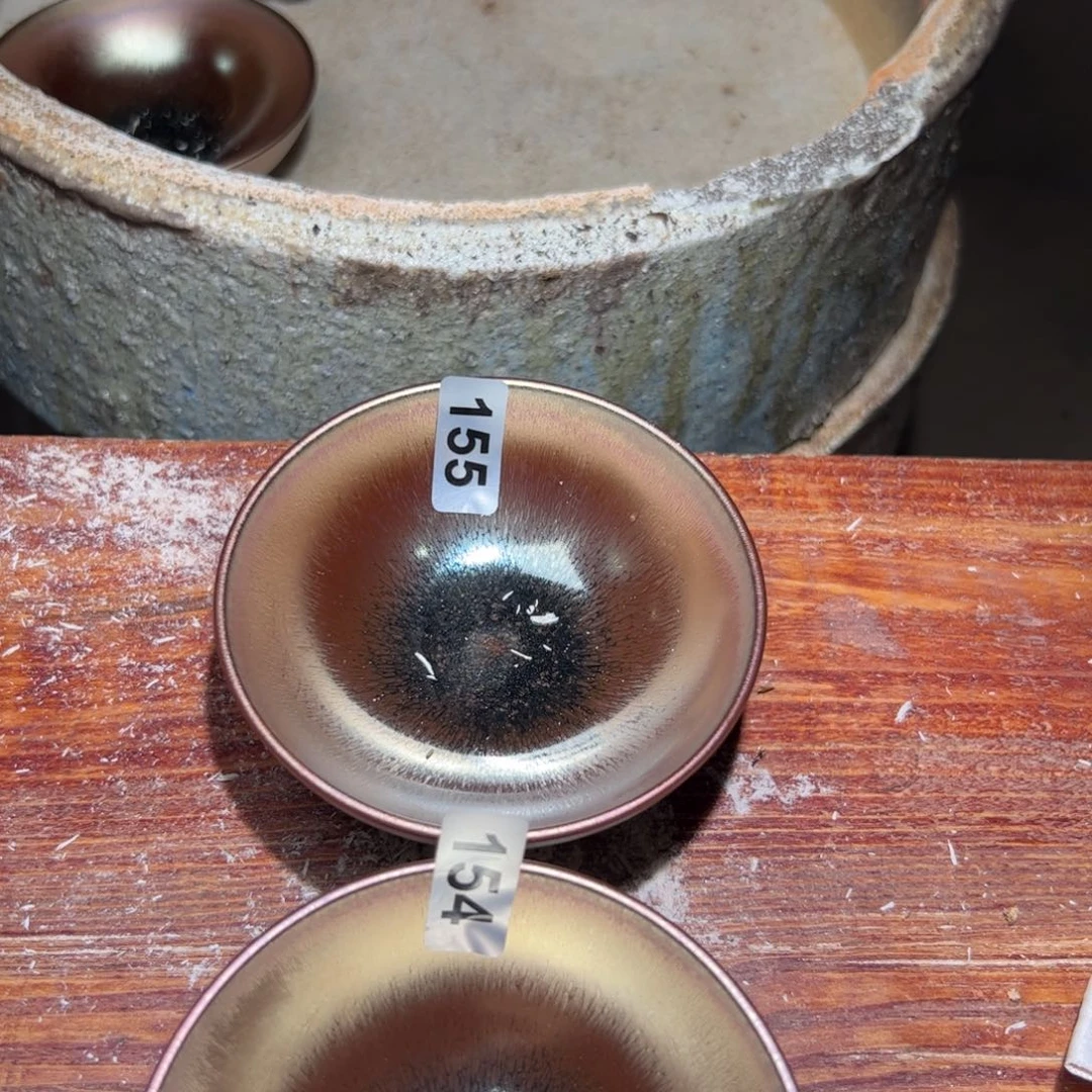 老***道茶盏全手工原矿原釉建盏