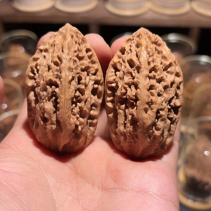 文玩核桃把件芭蕉扇