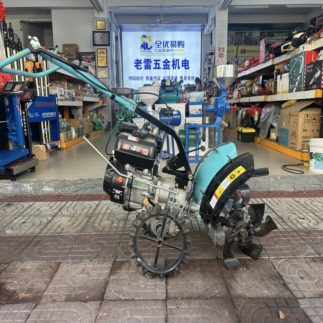 安晓缩小版开沟机多功能四驱果园开沟机除草松土机