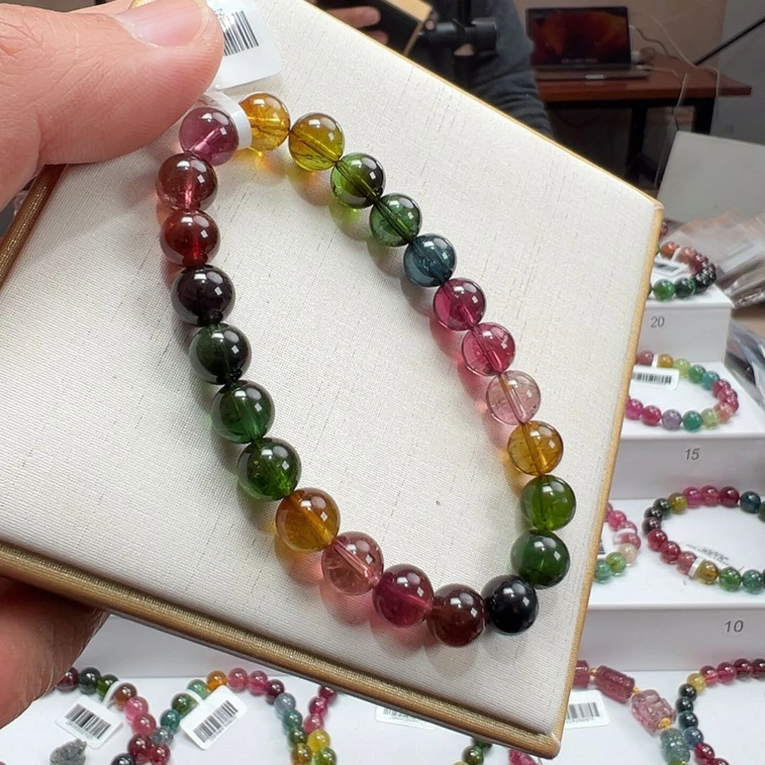 手串碧玺未镶嵌8mmmmmmmmm