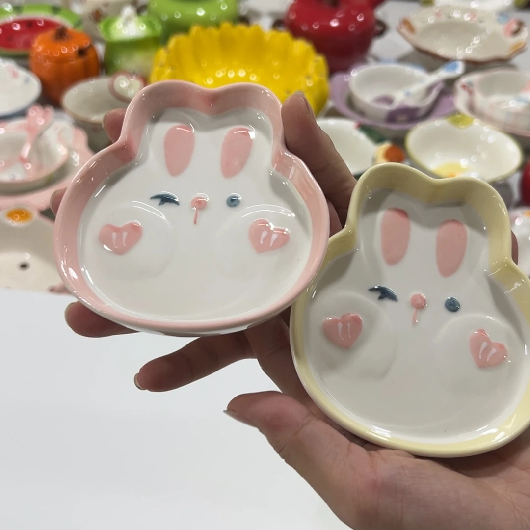 摆件高温陶瓷釉下彩正品