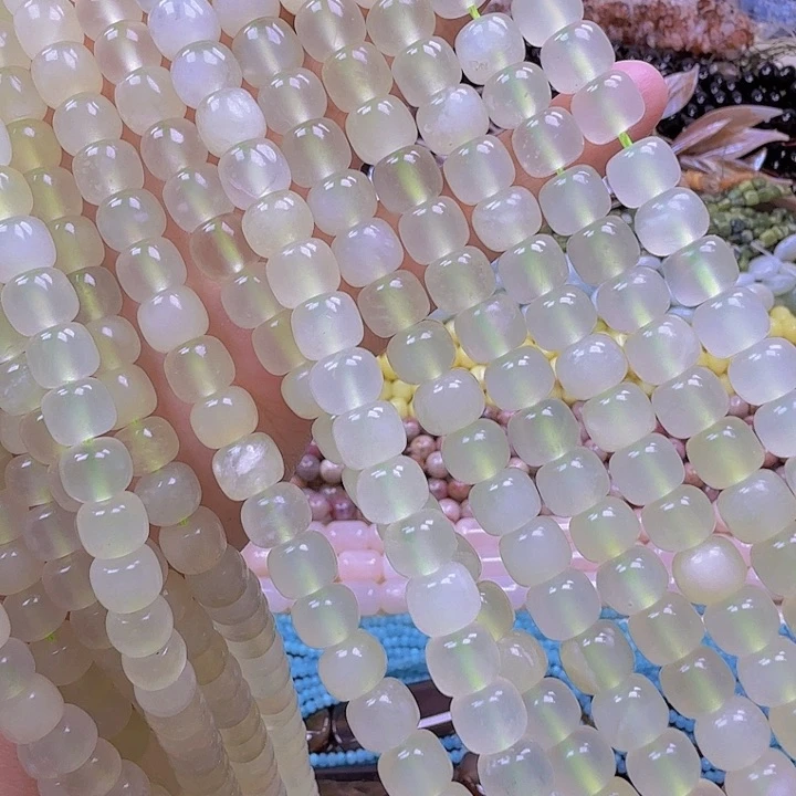 水晶珠宝半成品未镶嵌卡8岫裕墩墩一条