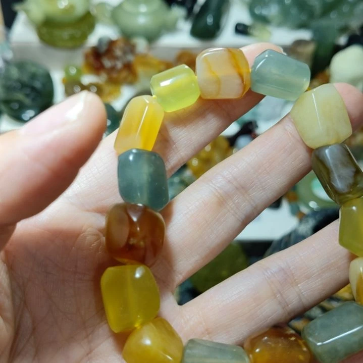 岫玉未镶嵌手串手串手串手串