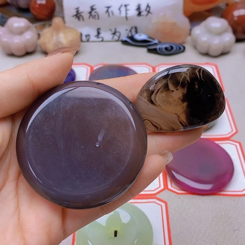 【闪购商品】未镶嵌玛瑙/玉髓珠宝半成品一****z