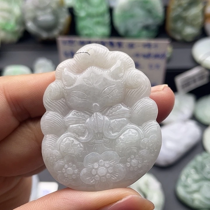 翡翠未镶嵌颈饰天然翡翠