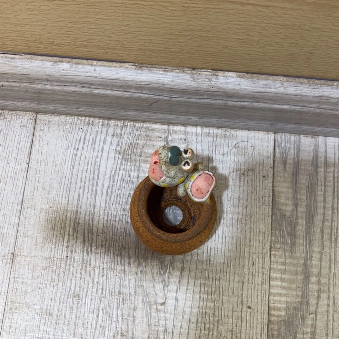 大***妹泥塑古镇炻陶花盆