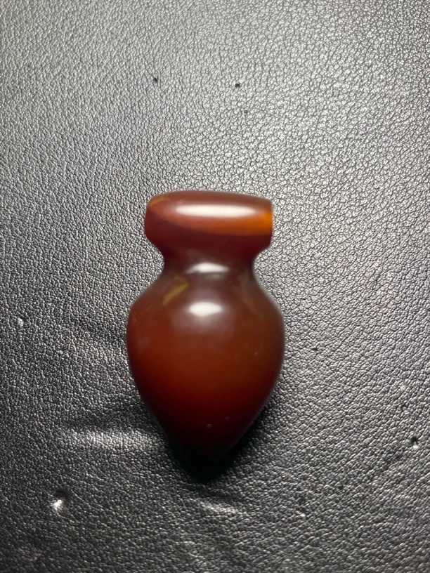 清仓天然老玛瑙心型挂件明清珠宝手工雕刻时尚复古男女款吊坠老货