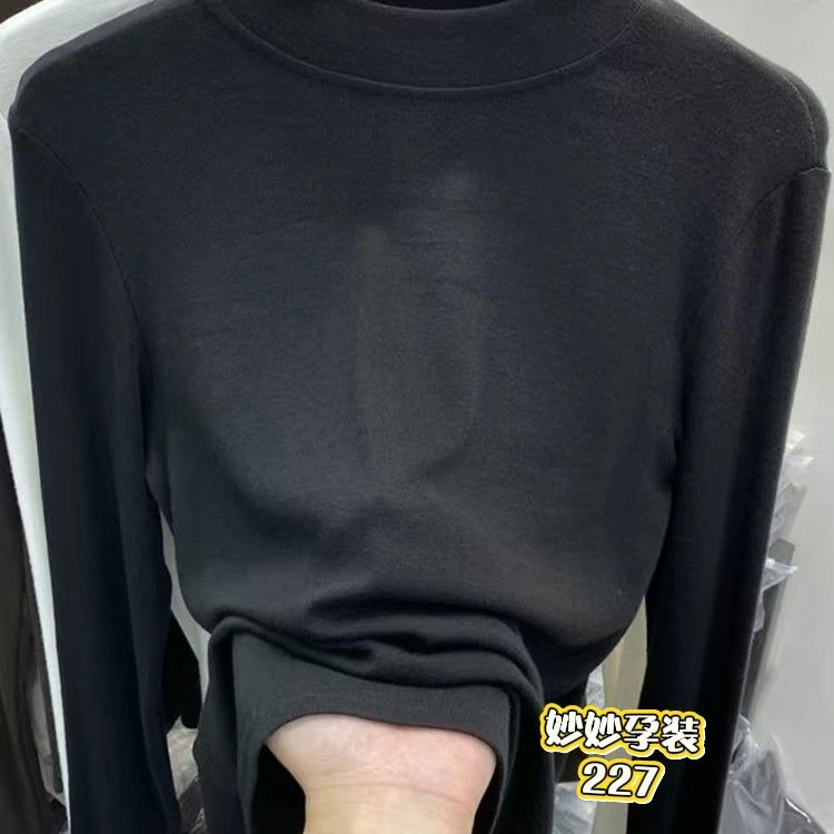 螺纹条打底衣孕妇打底衣