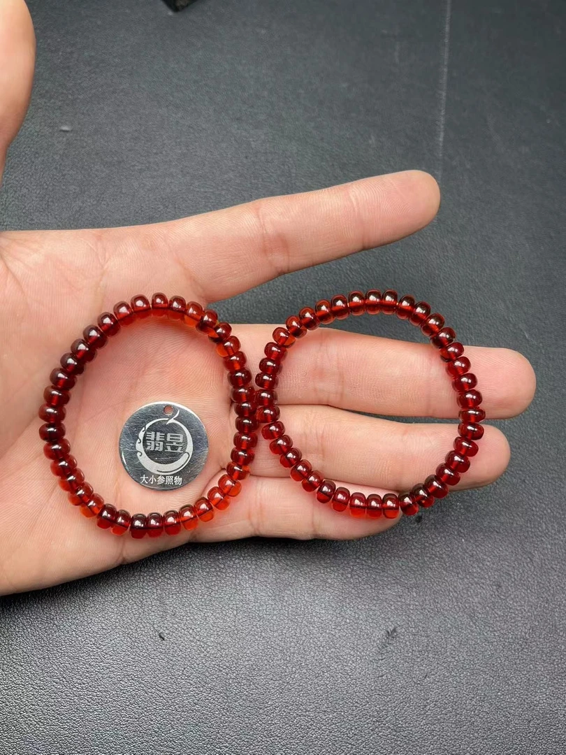 翡昱-N5-22806-琥珀手串/约6+/约36颗/-多样性发其一-C