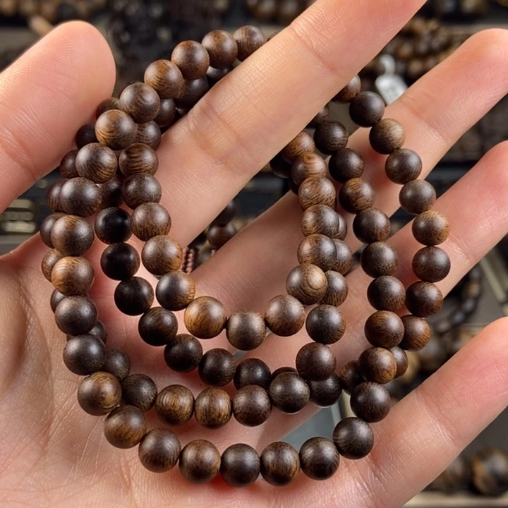 手串沉香木?*越南芽庄白棋楠