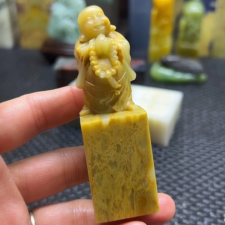 采***夫青田石印章石印章石