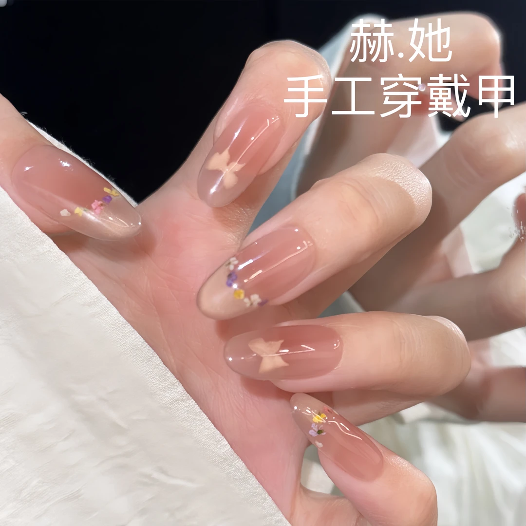 【千禧繁华】早春新款温柔千金蝴蝶猫眼 纯手工气质显白穿戴甲