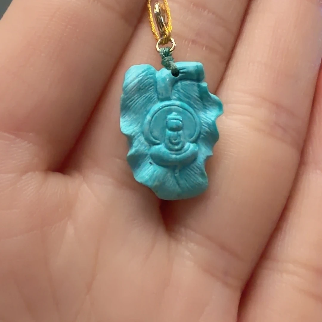 绿松石未镶嵌颈饰