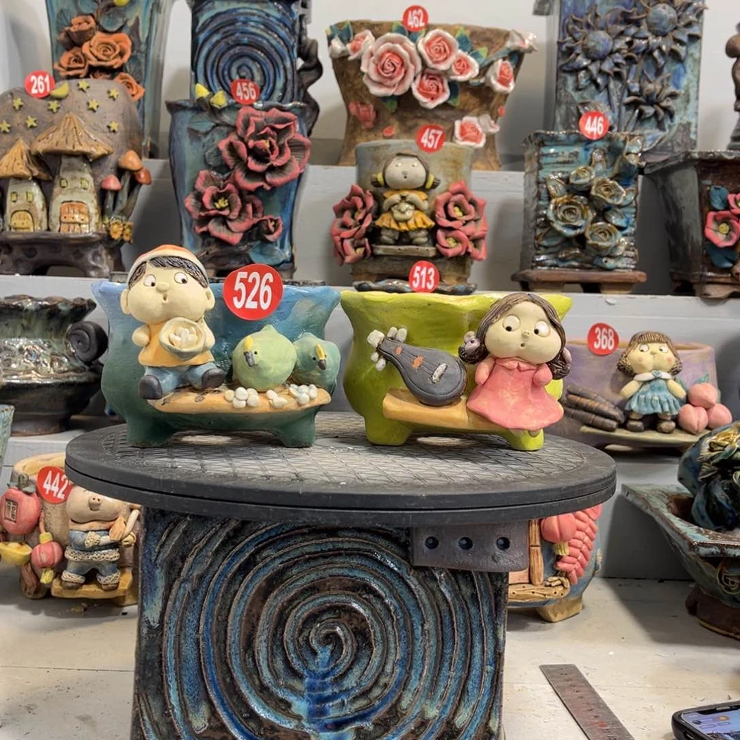 陶瓷微瑕526 号陶然花盆元宵福利